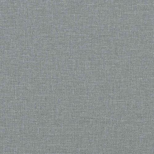 Ottoman seng med madras 120x190 cm stof lysegrå