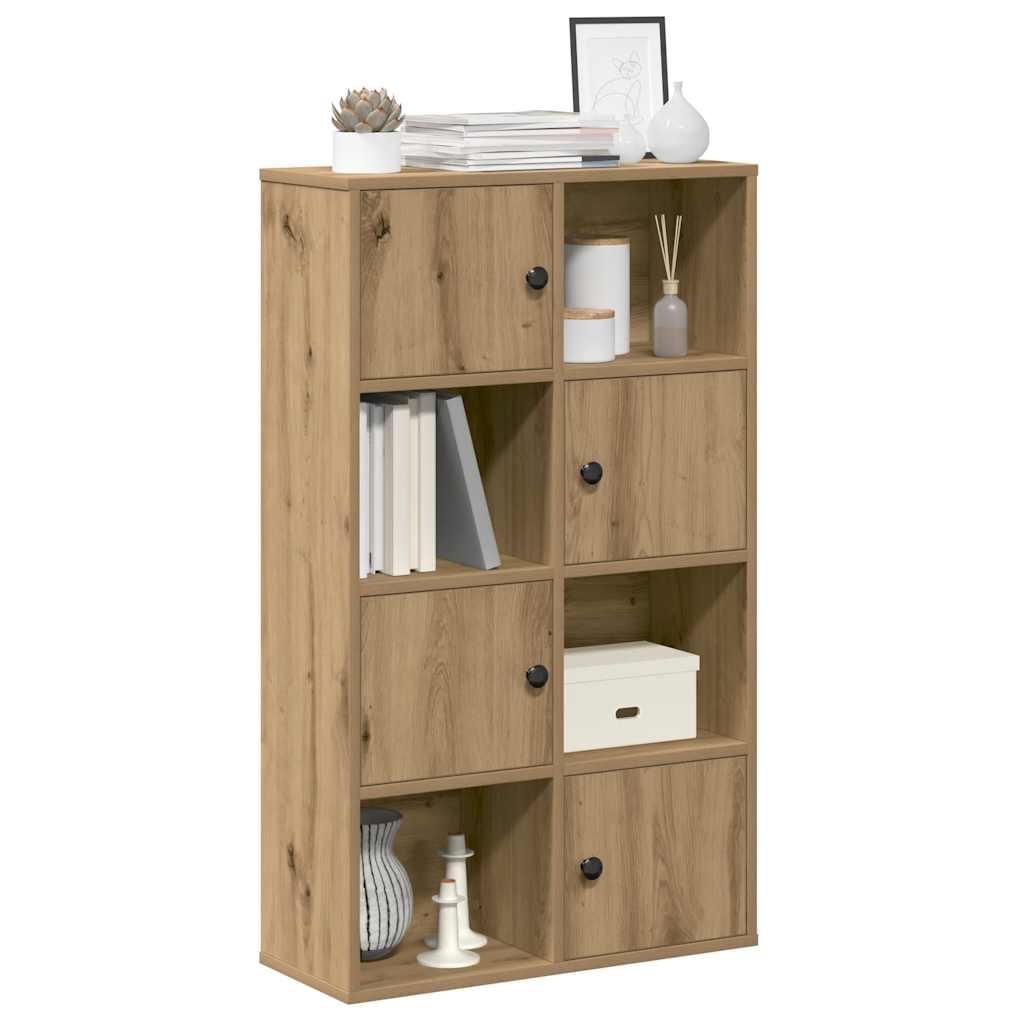 Bogreol 60x24x101,5 cm konstrueret træ kunsteg