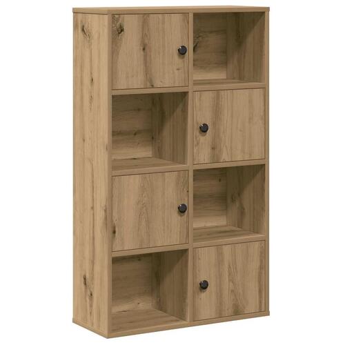 Bogreol 60x24x101,5 cm konstrueret træ kunsteg
