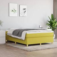 Sengeramme uden madras Grøn 140x190 cm Stof