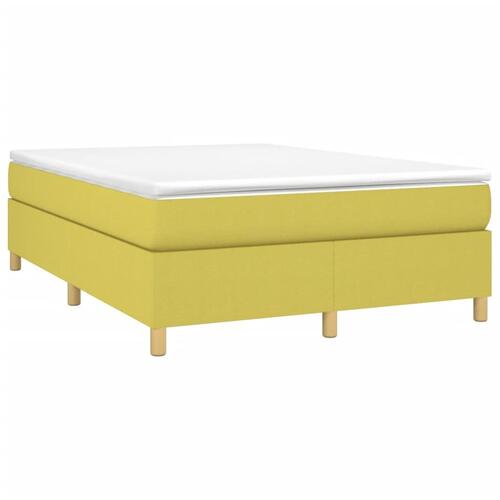 Sengeramme uden madras Grøn 140x190 cm Stof