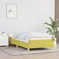 Sengeramme uden madras Grøn 100x200 cm Stof