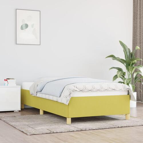 Sengeramme uden madras Grøn 100x200 cm Stof