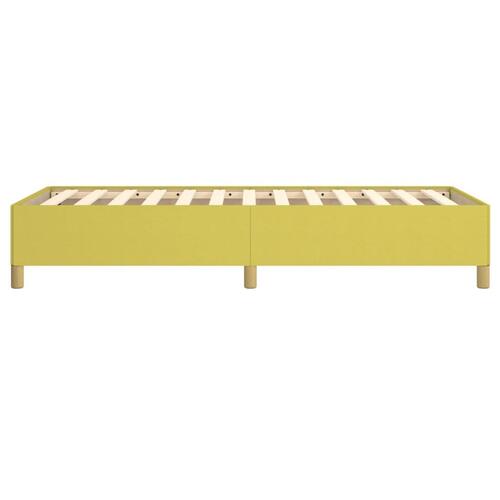 Sengeramme uden madras Grøn 100x200 cm Stof
