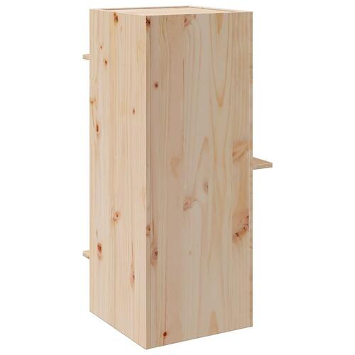 Kattehus 43x43x90 cm massivt fyrretræ