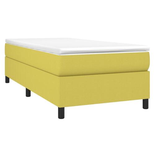 Sengeramme uden madras Grøn 100x200 cm Stof