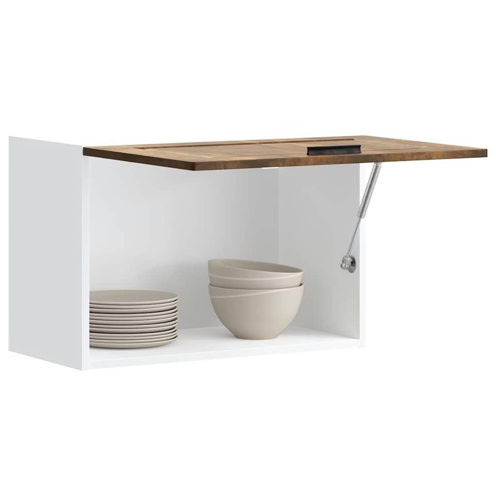 Køkkenvægskab Porto konstrueret træ røget egetræsfarve