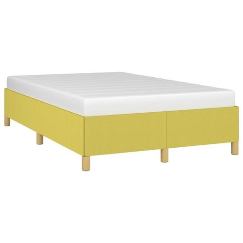 Sengeramme uden madras Grøn 120x200 cm Stof