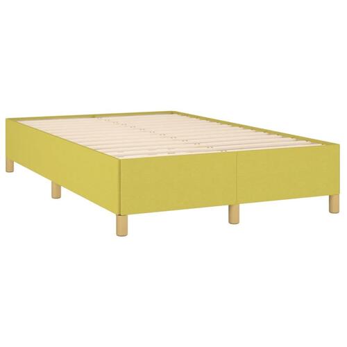 Sengeramme uden madras Grøn 120x200 cm Stof