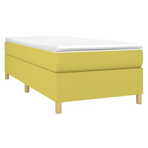 Sengeramme uden madras Grøn 100x200 cm Stof