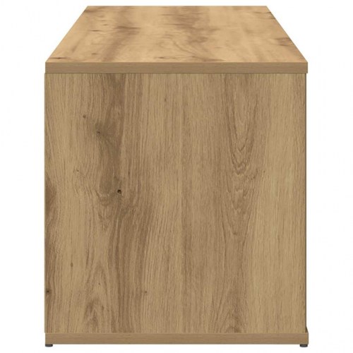 Tv-bord 120 × 34 × 37 cm i konstrueret træ - egetræsfarve