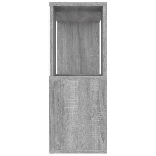 Bogreol/rumdeler 80x24x63 cm grå sonoma-eg