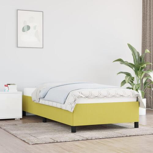 Sengeramme uden madras Grøn 100x200 cm Stof