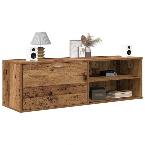 Tv-bord i konstrueret træ - 120 × 34 × 37 cm, antikt træ