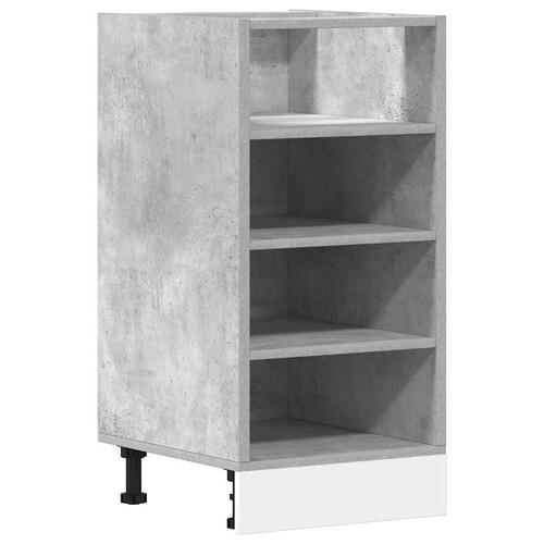 Underskab 40x44,5x81,5 cm konstrueret træ betongrå