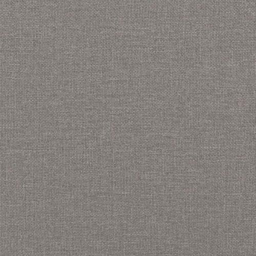 Osmannisk sengeramme med madras 160x200 cm stof gråbrun