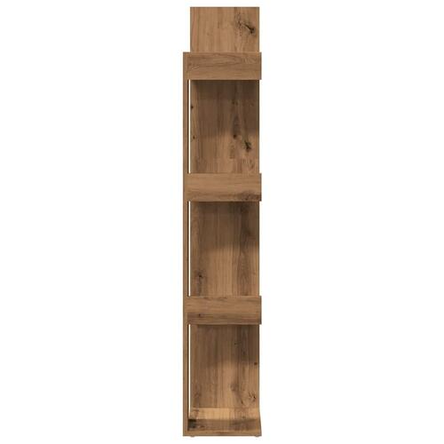 Bogreol 86x25,5x140 cm konstrueret træ kunsteg
