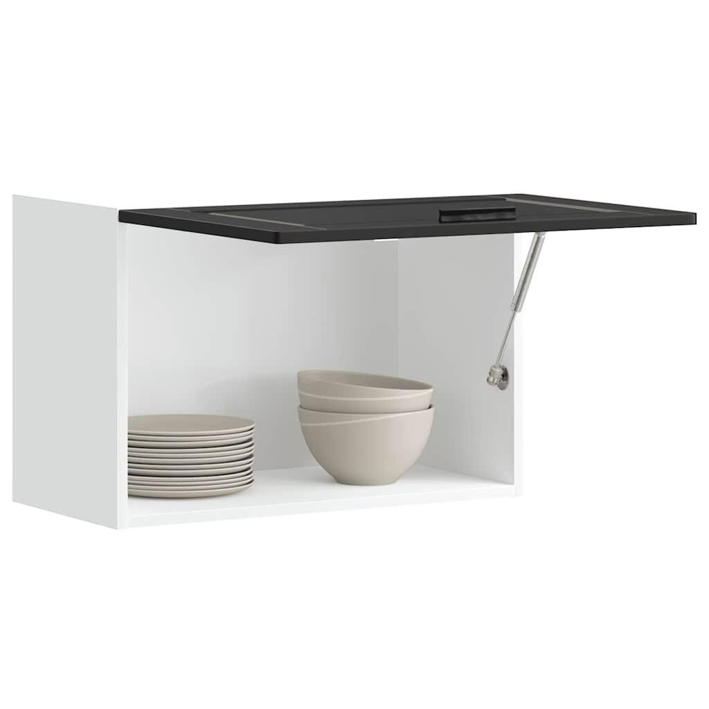 Køkkenvægskab Porto konstrueret træ sort billede