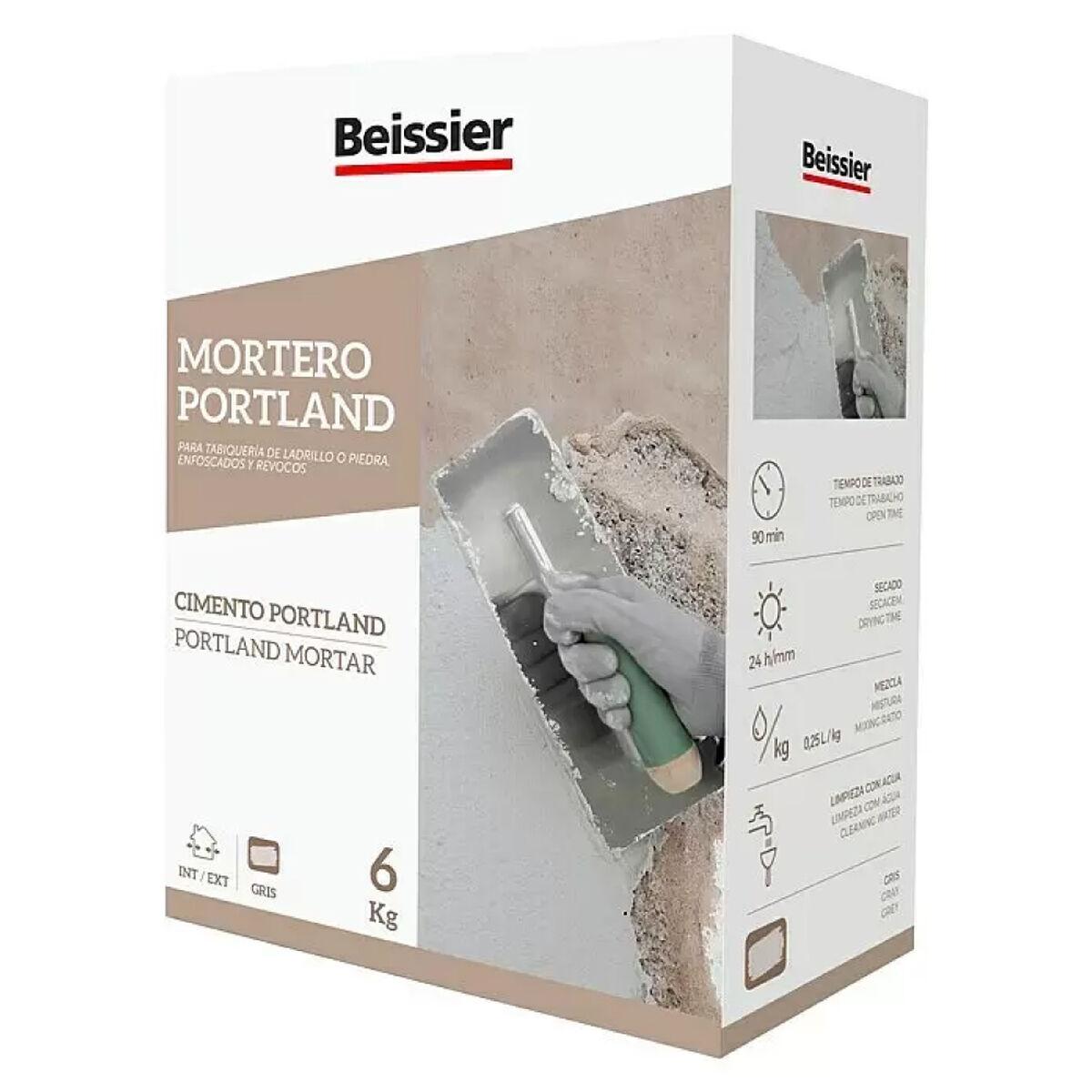 Beissier Portland mørtel, grå - 6 kg (70303-002)