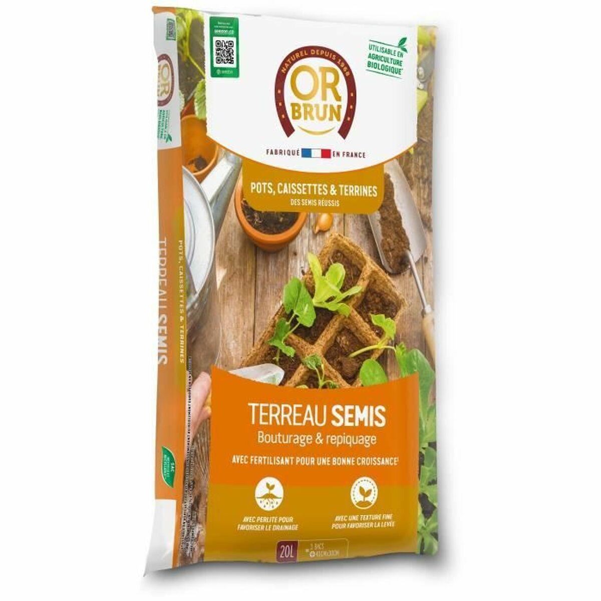 OR BRUN pottejord til såning og stiklinger - 20 l