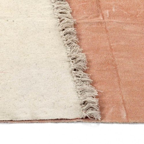 Kilim-tæppe bomuld 160 x 230 cm pink