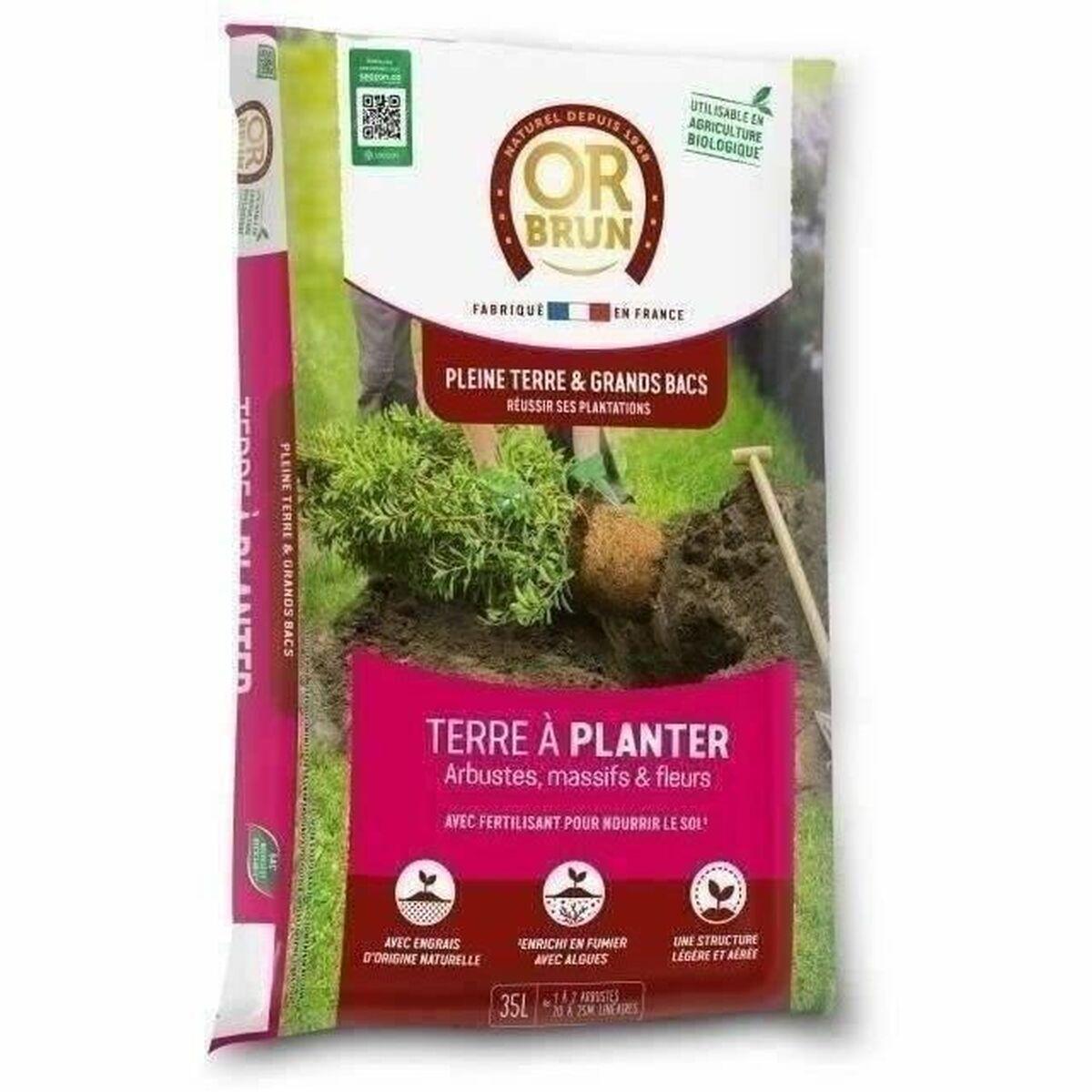 OR BRUN Pottekompost - Terre à planter 35 l