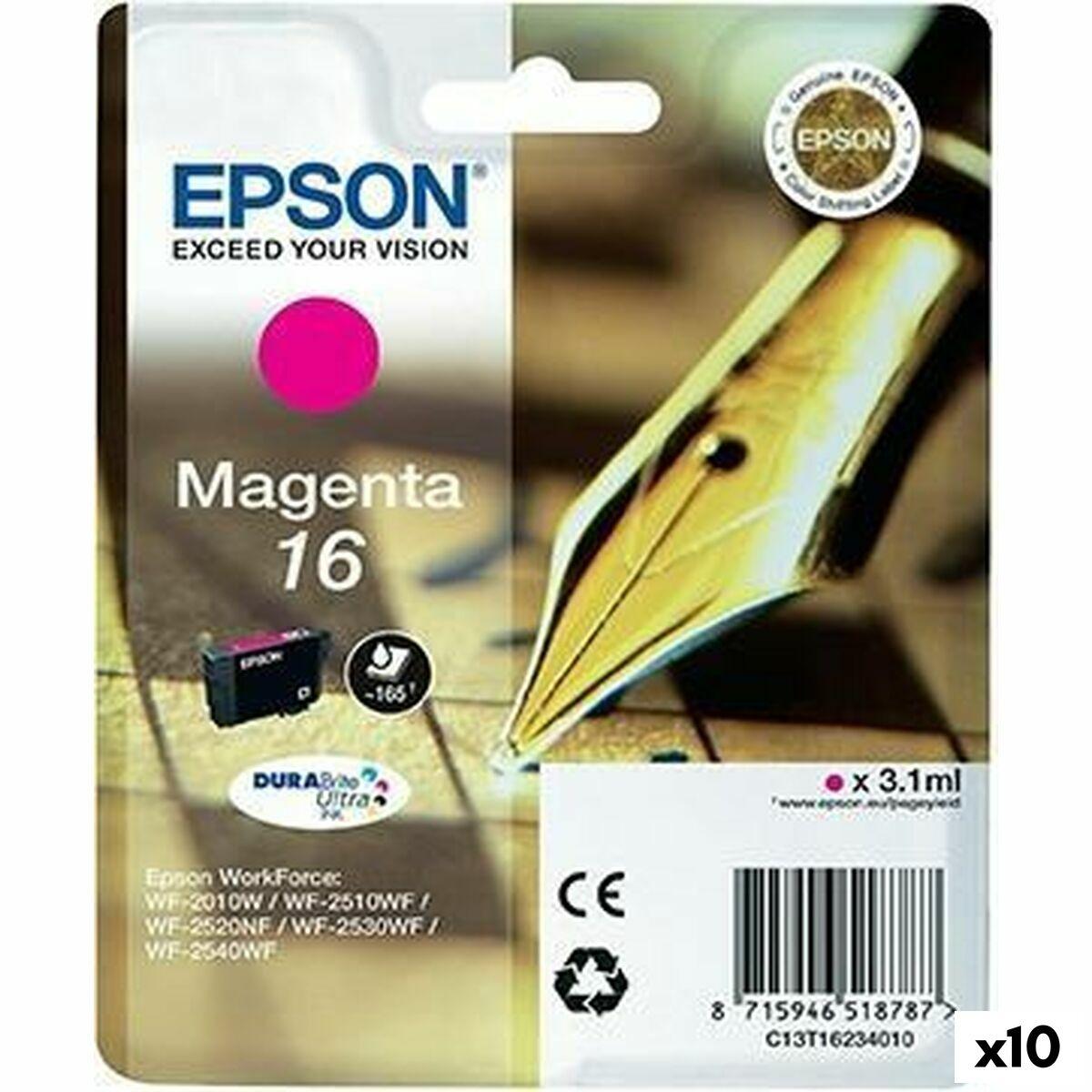 Epson DURABRITE Ultra Ink 16 blækpatron - Magenta, 10-pak