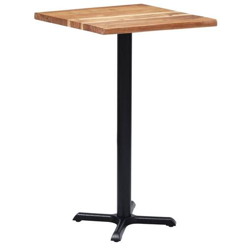 Bordben til bistrobord 56x56x107 cm støbejern sort