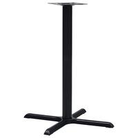 Bordben til bistrobord 76x76x107 cm støbejern sort