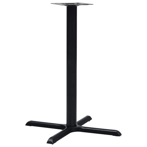 Bordben til bistrobord 76x76x107 cm støbejern sort