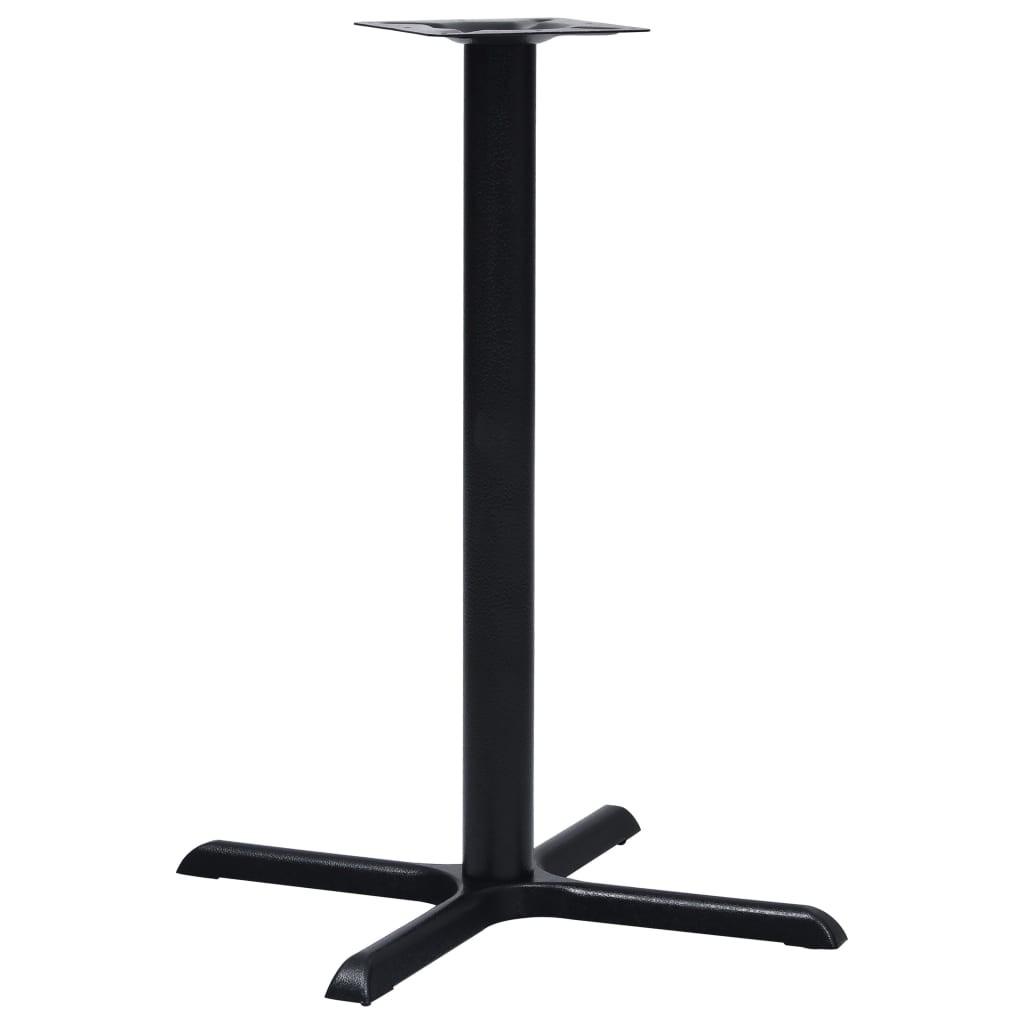 Bordben til bistrobord 76x76x107 cm støbejern sort