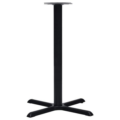 Bordben til bistrobord 76x76x107 cm støbejern sort