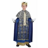 Kostume til børn Creaciones Llopis Blå Heksekongen Melchor 5-7 år