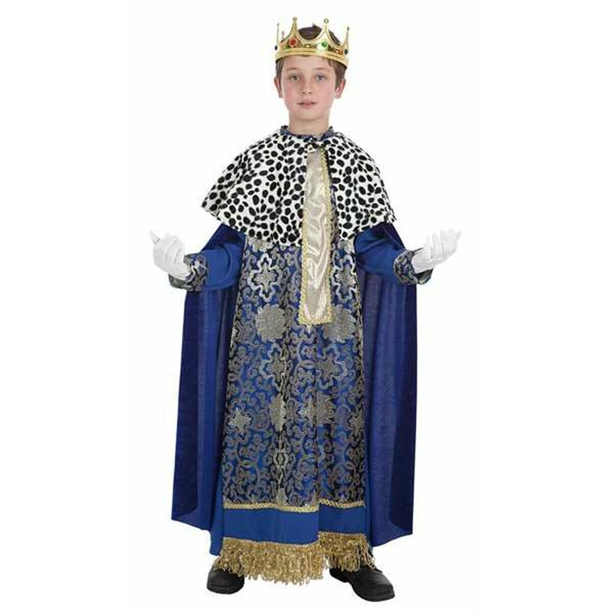 Kostume til børn Creaciones Llopis Blå Heksekongen Melchor 5-7 år