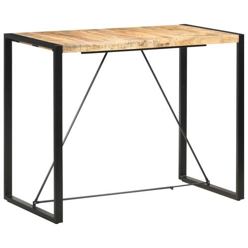 Barbord 140 x 70 x 110 cm massivt mangotræ
