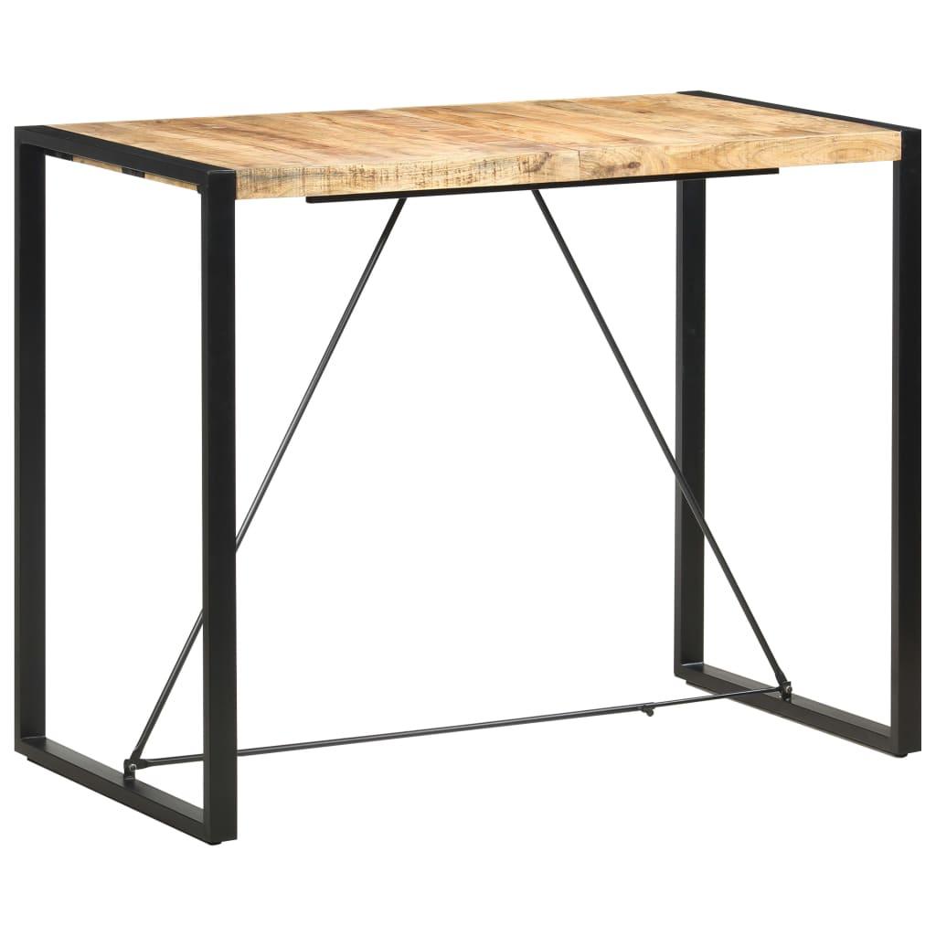 Barbord 140 x 70 x 110 cm massivt mangotræ