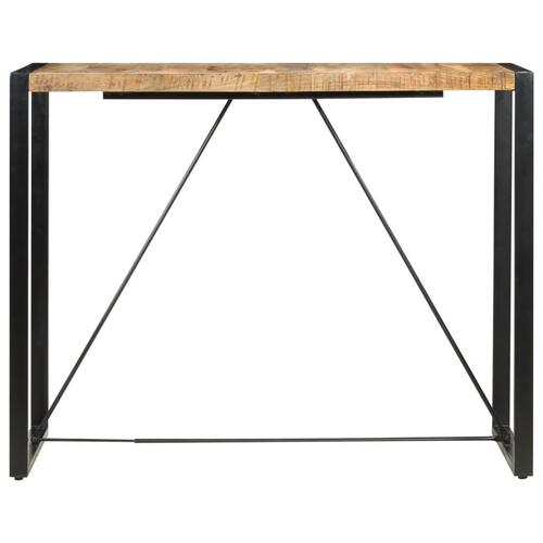 Barbord 140 x 70 x 110 cm massivt mangotræ