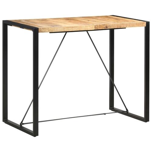 Barbord 140 x 70 x 110 cm massivt mangotræ