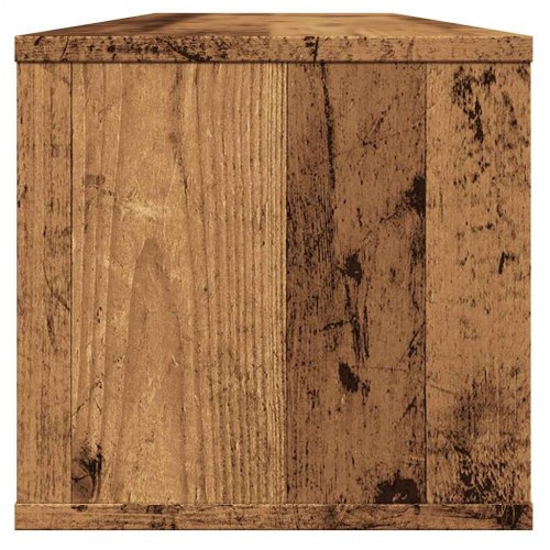 Vægskab 101×30×29 cm i konstrueret træ - antikt træ