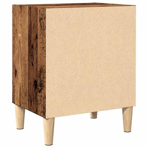 Sengeborde 2 stk. 40x30x50 cm konstrueret træ antikt træ