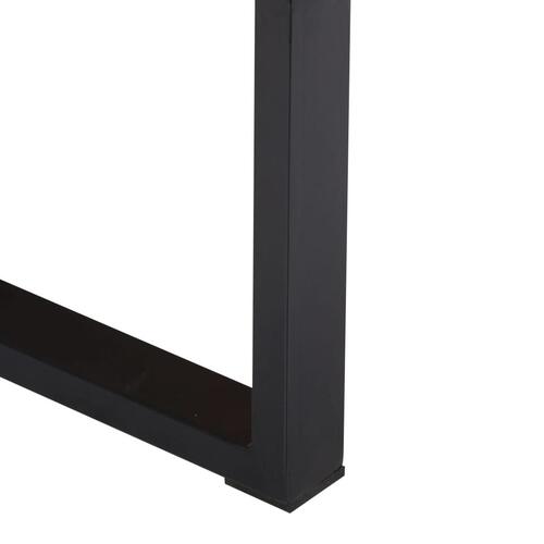 Sofabord i kassettestil 100 x 52 x 45 cm massivt mangotræ