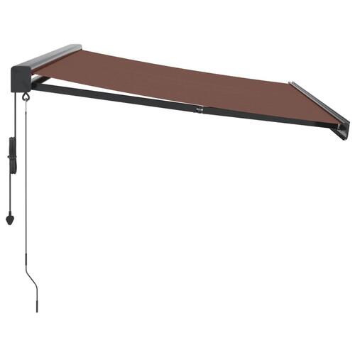 Markise 300x250 cm automatisk betjening brun