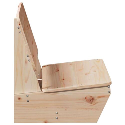 Havestole 2 stk. 60x64x70,5 cm massivt fyrretræ