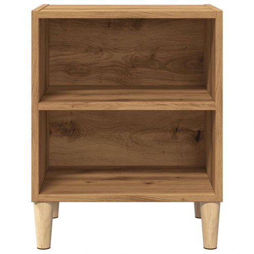 Sengeborde 2 stk. - 40×30×50 cm i egetræslook, konstrueret træ
