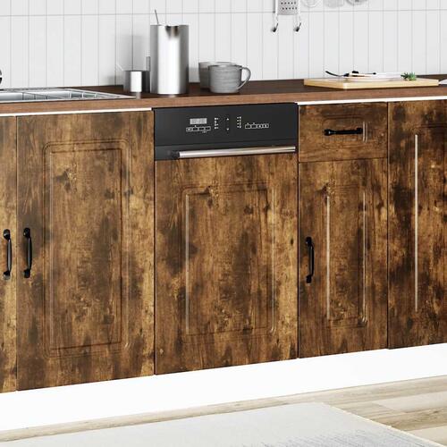 Låge til opvaskemaskine Kalmar 45x1,5x67 cm sonoma-eg
