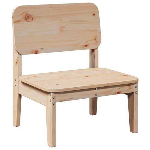 Havestol 60x52,5x72 cm massivt fyrretræ