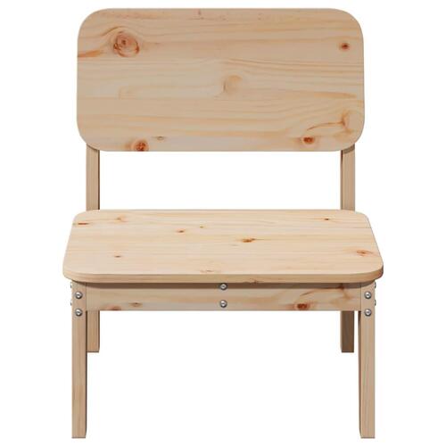 Havestol 60x52,5x72 cm massivt fyrretræ