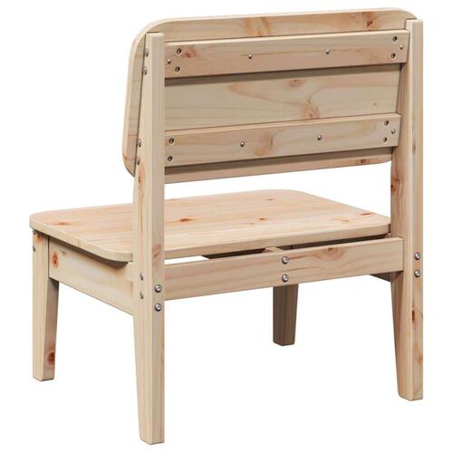 Havestol 60x52,5x72 cm massivt fyrretræ
