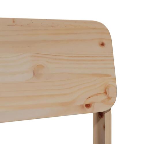 Havestol 60x52,5x72 cm massivt fyrretræ