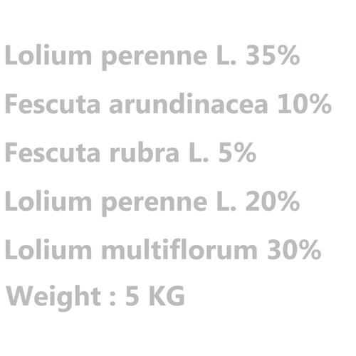 Græsfrø til sport og leg 5 kg